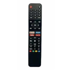 HDF Replacement Remote Applicable for Skyworth, Non-Voice Supported, Netflix, Prime Video, YouTube & Google Play - Pairing Required